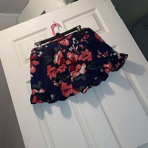 shorts with ruffles